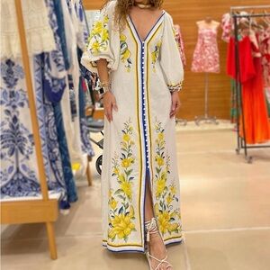 FARM Rio Flora Long Dress Size S